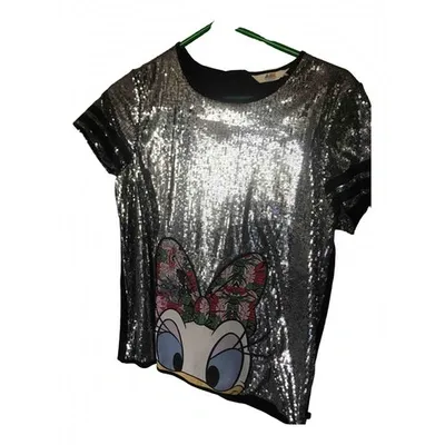 Pre-owned Elevenparis Glitter Top In Silver