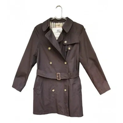 Pre-owned Burberry Trench Coat In Brown