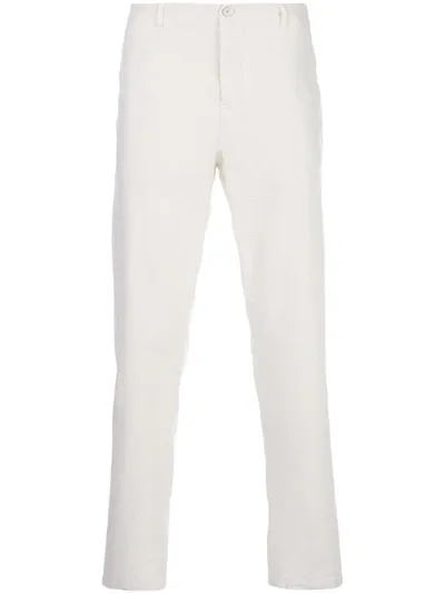 Transit Straight-leg Cotton Trousers In White