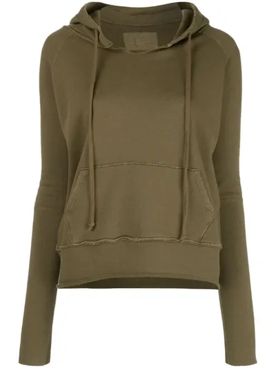 Nili Lotan Janie Drawstring Hoodie In Green