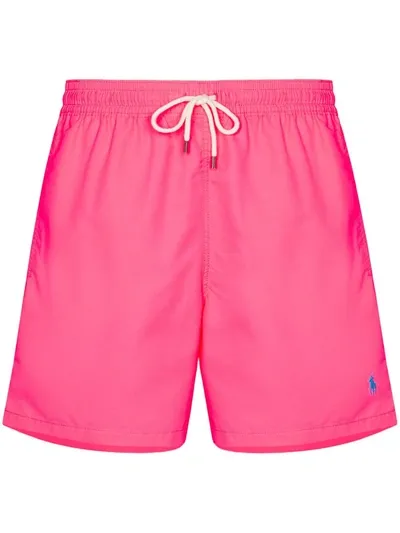 Polo Ralph Lauren Traveller Swim Shorts In Pink