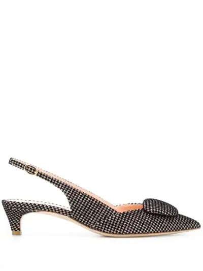 Rupert Sanderson Misty Slingback Pumps In Black