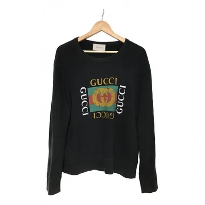 Pre-owned Gucci Sweatshirt In Black