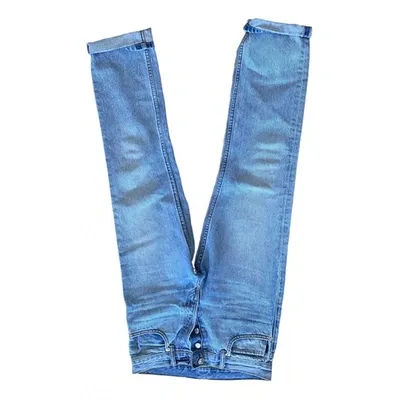 Pre-owned Helmut Lang Straight Jeans In Blue