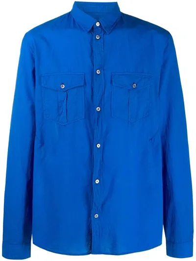 Zadig & Voltaire Long Sleeved Shirt In Blue