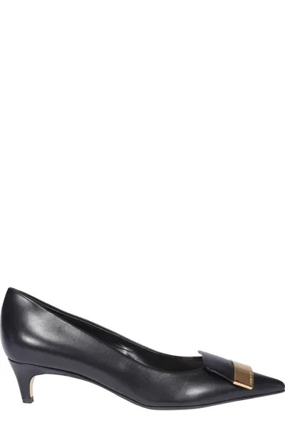 Sergio Rossi Sr1 Pointed Pumps In Black