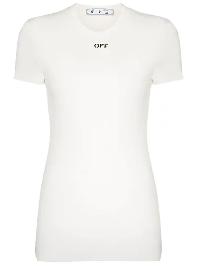 Off-white T-shirt Mit Logo-print In White