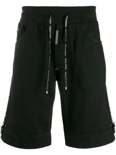 Philipp Plein Casual Bermuda Shorts In Black