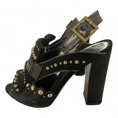 Pre-owned Etro Sandal In Black