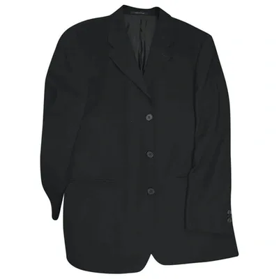 Pre-owned Giorgio Armani Suit In Black