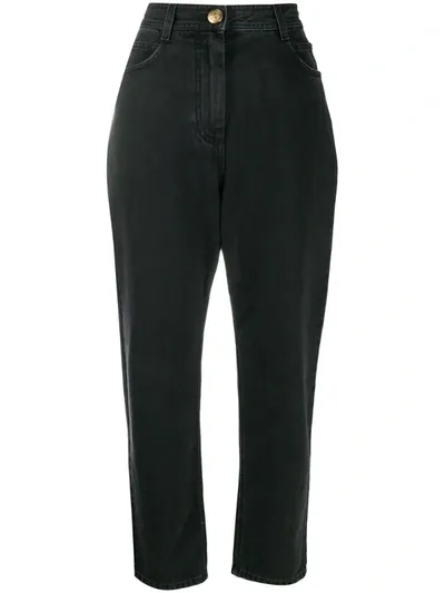 Balmain Boyfriend Jeans In Black