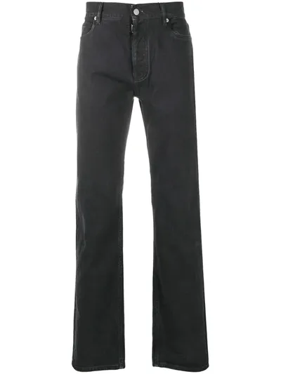 Maison Margiela Straight-leg Jeans In Black