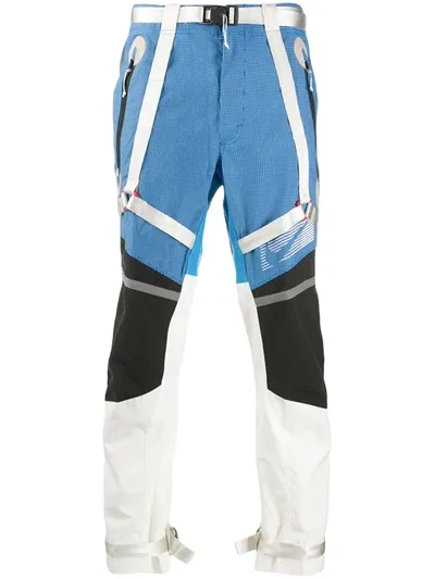 Nike Ispa Panelled Trousers In Blue