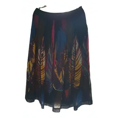 Pre-owned Max Mara Maxi Skirt In Multicolour