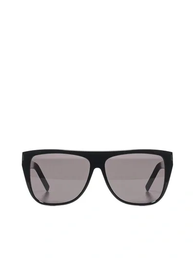 Saint Laurent New Wave Sl 1 Sunglasses In Black