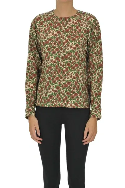 Soeur Flower Print Blouse In Multi