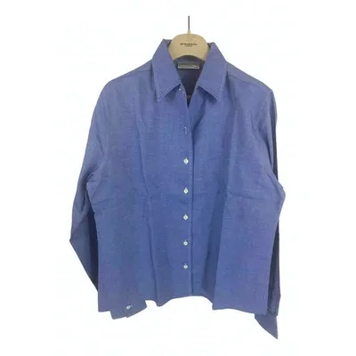 Pre-owned Burberry Shirt In Blue