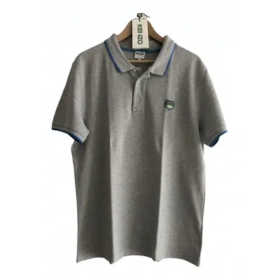 Pre-owned Kenzo Polo Shirt In Grey