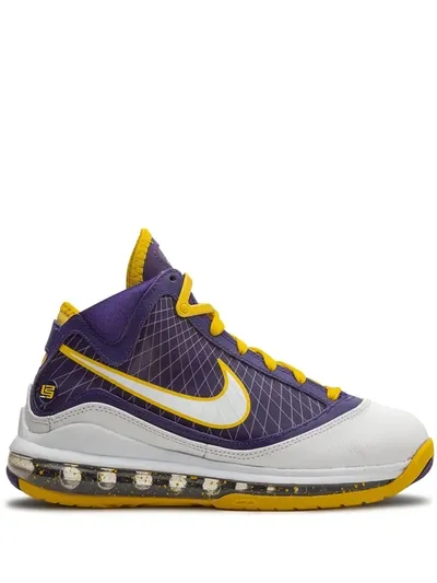 Nike Kids' Lebron Vii Qs "media Day" Sneakers In Purple