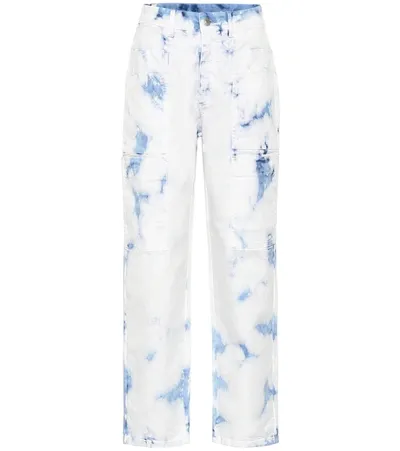 Stella Mccartney Acid-wash Boyfriend Jeans In White