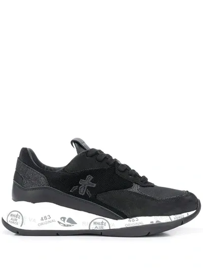 Premiata Scarlett Sneakers In Black Nylon