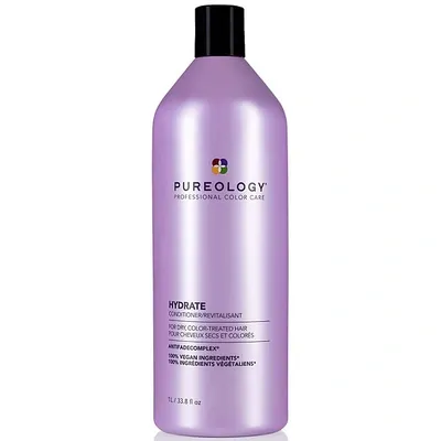 Pureology Hydrate Conditioner For Medium To Thick Hair 33.8 Fl oz/ 1000 ml