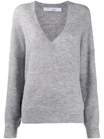 Iro V-neck Sweater In Grey