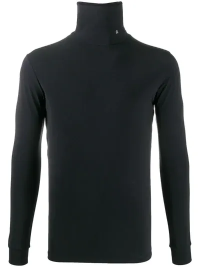 Raf Simons Black Roll Neck Fine Jumper