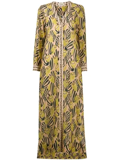 Temperley London Reef Print Shirtdress In Neutrals