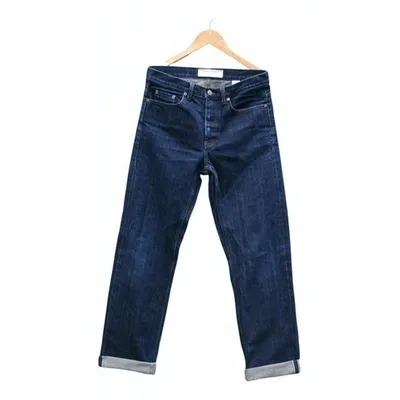 Pre-owned Marc Jacobs Straight Jeans In Blue