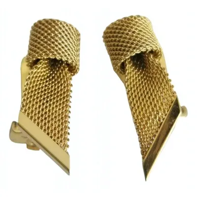 Pre-owned Dior Earrings In Gold