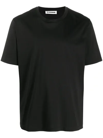 Jil Sander Oversized Short-sleeved T-shirt In Black