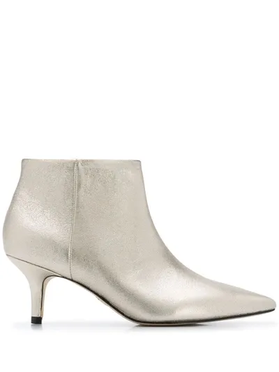 Tommy Hilfiger Pointed Toe 70mm Boots In Gold