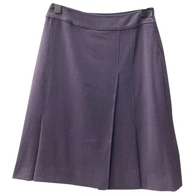 Pre-owned Valentino Mid-length Skirt In Purple