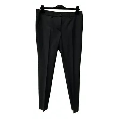 Pre-owned Philipp Plein Slim Pants In Black