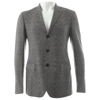 Pre-owned Bottega Veneta Wool Vest In Grey