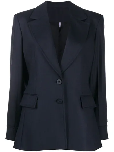 Chloé Tailored Blazer Jacket In Blue