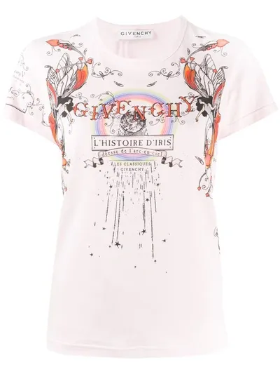 Givenchy Iris Story T-shirt In Pink