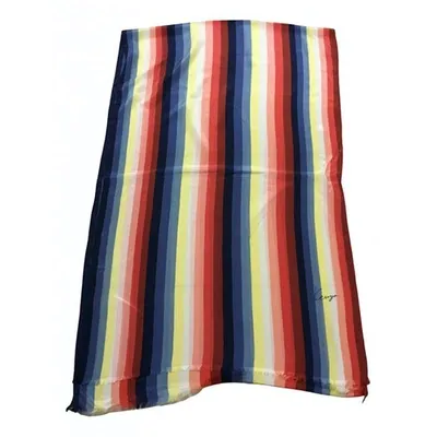 Pre-owned Kenzo Silk Scarf In Multicolour