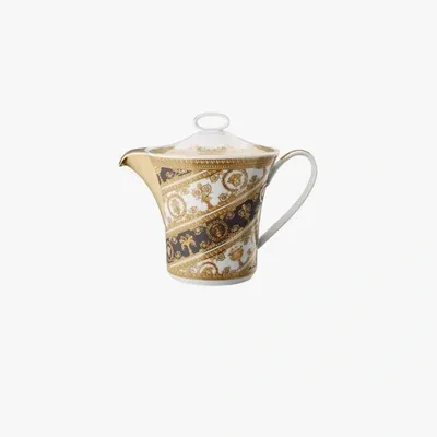 Versace Multicoloured Baroque Rhapsody Porcelain Teapot In Yellow