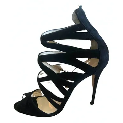 Pre-owned Zuhair Murad Sandals In Black