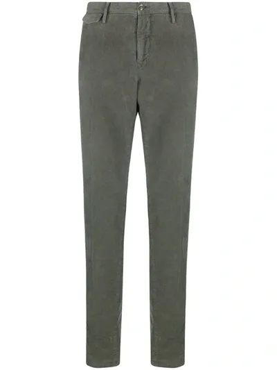 Pt01 Straight-leg Corduroy Trousers In Green