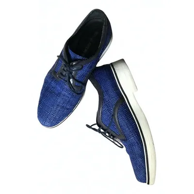 Pre-owned Nicholas Kirkwood Lace Ups In Blue