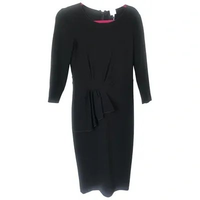 Pre-owned Armani Collezioni Mid-length Dress In Black