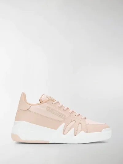 Giuseppe Zanotti Talon Low-top Sneakers In Pink