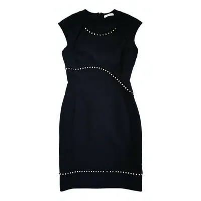 Pre-owned Versace Mid-length Dress In Black