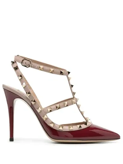 Valentino Garavani 'rockstud' Pumps, 100mm In Red