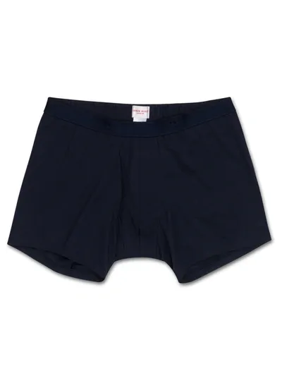 Derek Rose Men's Trunks Jack Pima Cotton Stretch Navy