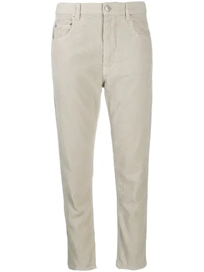 Isabel Marant Étoile Slim Fit Trousers In Neutrals