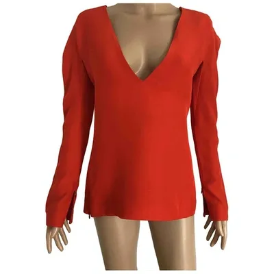 Pre-owned Vionnet Tunic In Orange